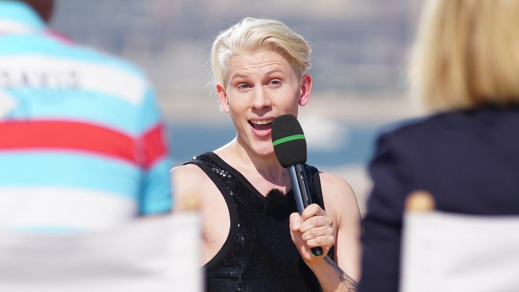 Marco Rippegather aus Berlin ist einer der Jury-Casting-Kandidaten, den Herausforderern, die versuchen die Jury von sich zu überzeugen.