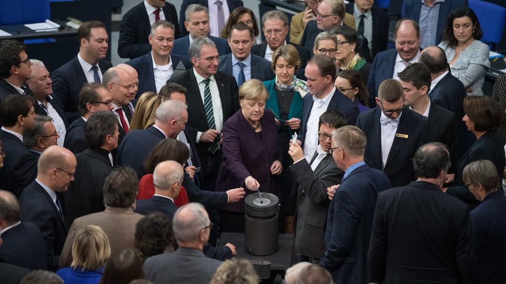 Abstimmung über Klimaschutz im Bundestag