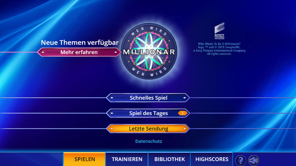 "Wer wird Millionär?"-Trainingslager