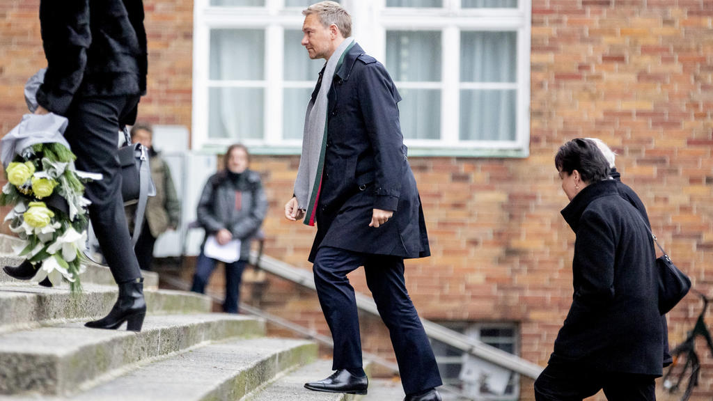 Christian Lindner auf der Trauerfeier für Fritz von Weizsäcker