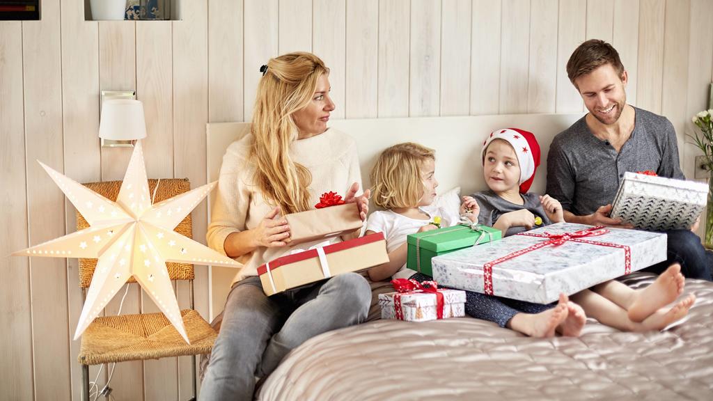 Familie zu Weihnachten