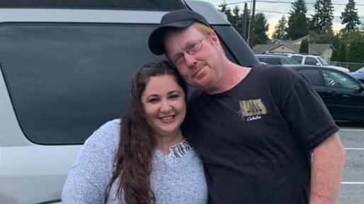 Corey Simmons und seine Frau.