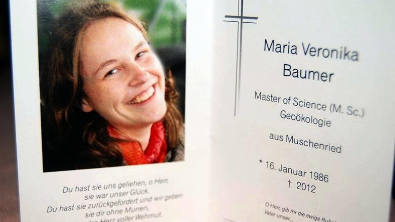 Maria Baumer wurde mit 26 Jahren ermordet.