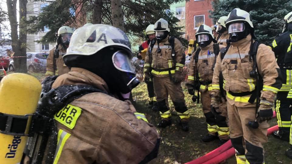 Die Freiwillige Feuerwehr hilft vor Ort