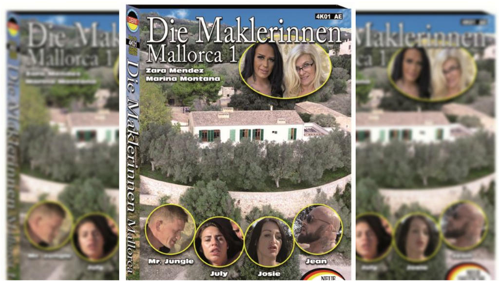 Das Cover des Pornos "Die Maklerinnen - Mallorca 1"