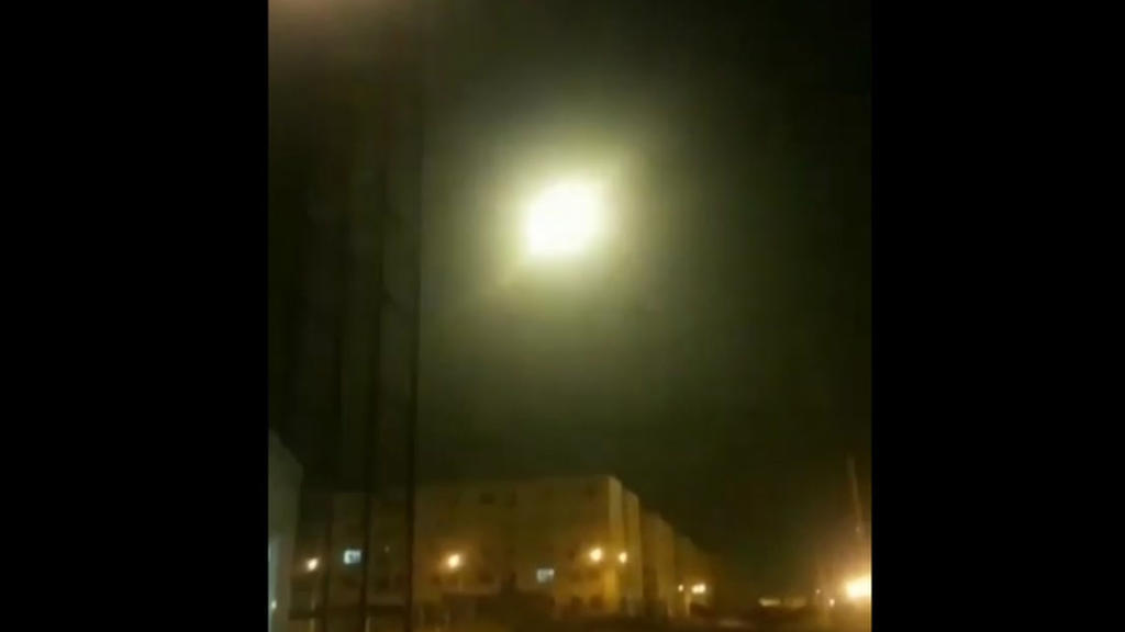Videostandbild vom Raketenabschuss der Ukraine Airlines im Iran