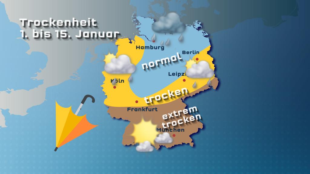 Trockenheit Januar
