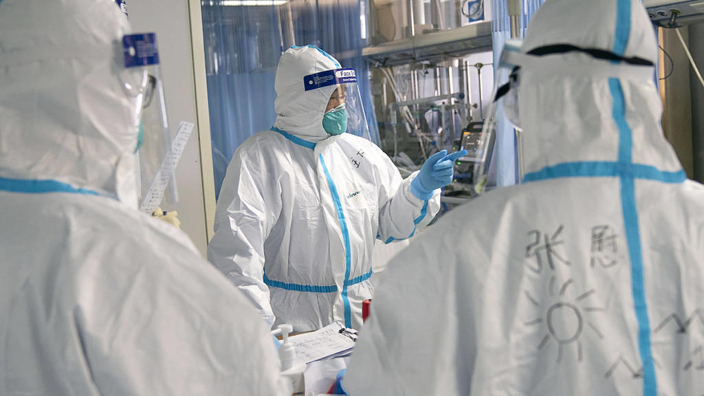 Coronavirus in China: Ärzte im Universitäts-Krankenhaus in Wuhan