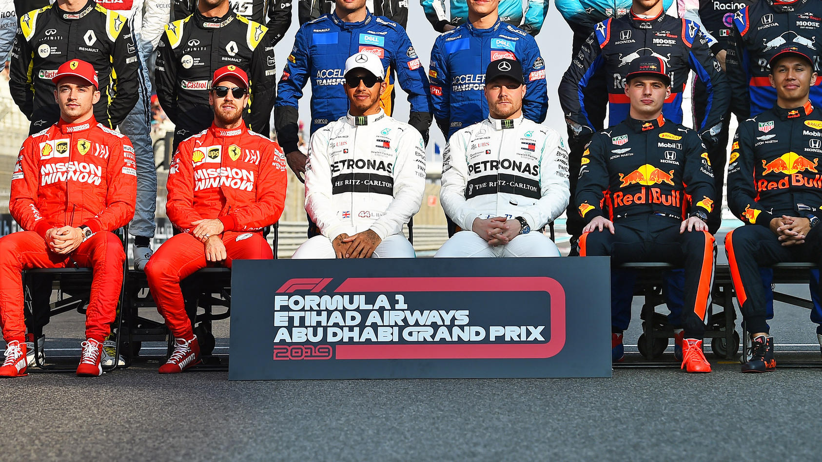 Das sind die Fahrer der Formel-1-Saison 2020