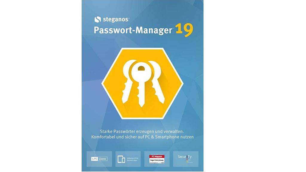 Steganos ist sicher, bequem und günstig.