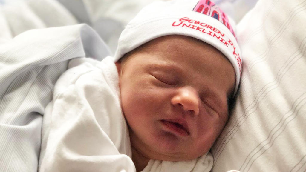 Annika Begiebings Tochter Leni Zoe
