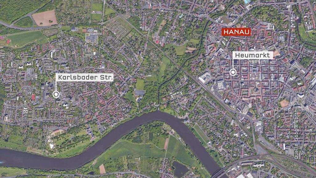 Tatorte in Hanau