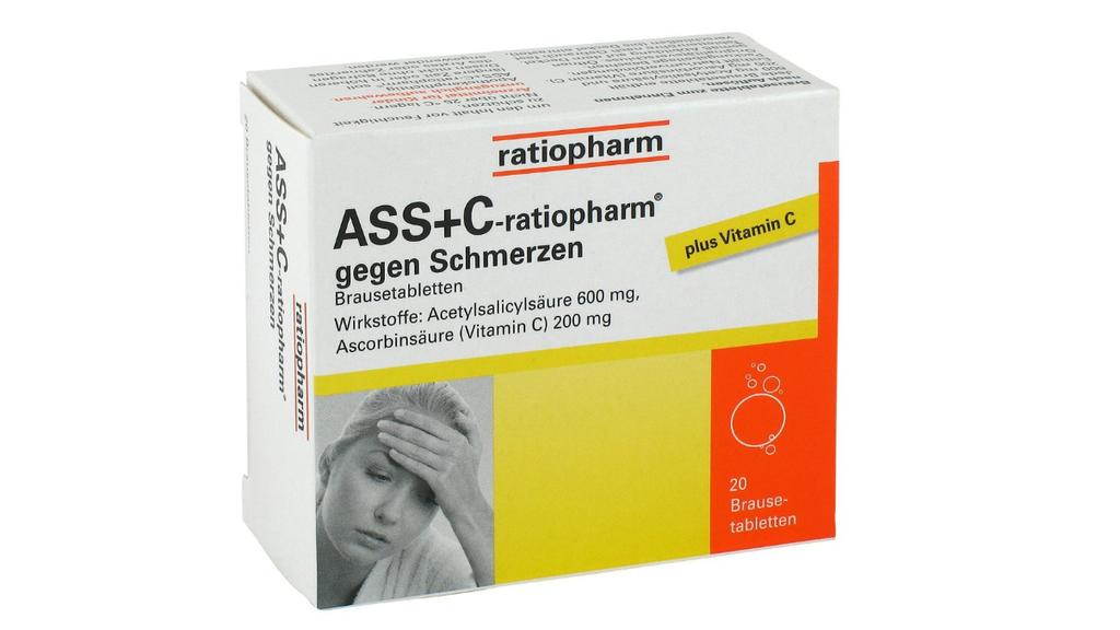ASS+C-ratiopharm gegen Schmerzen