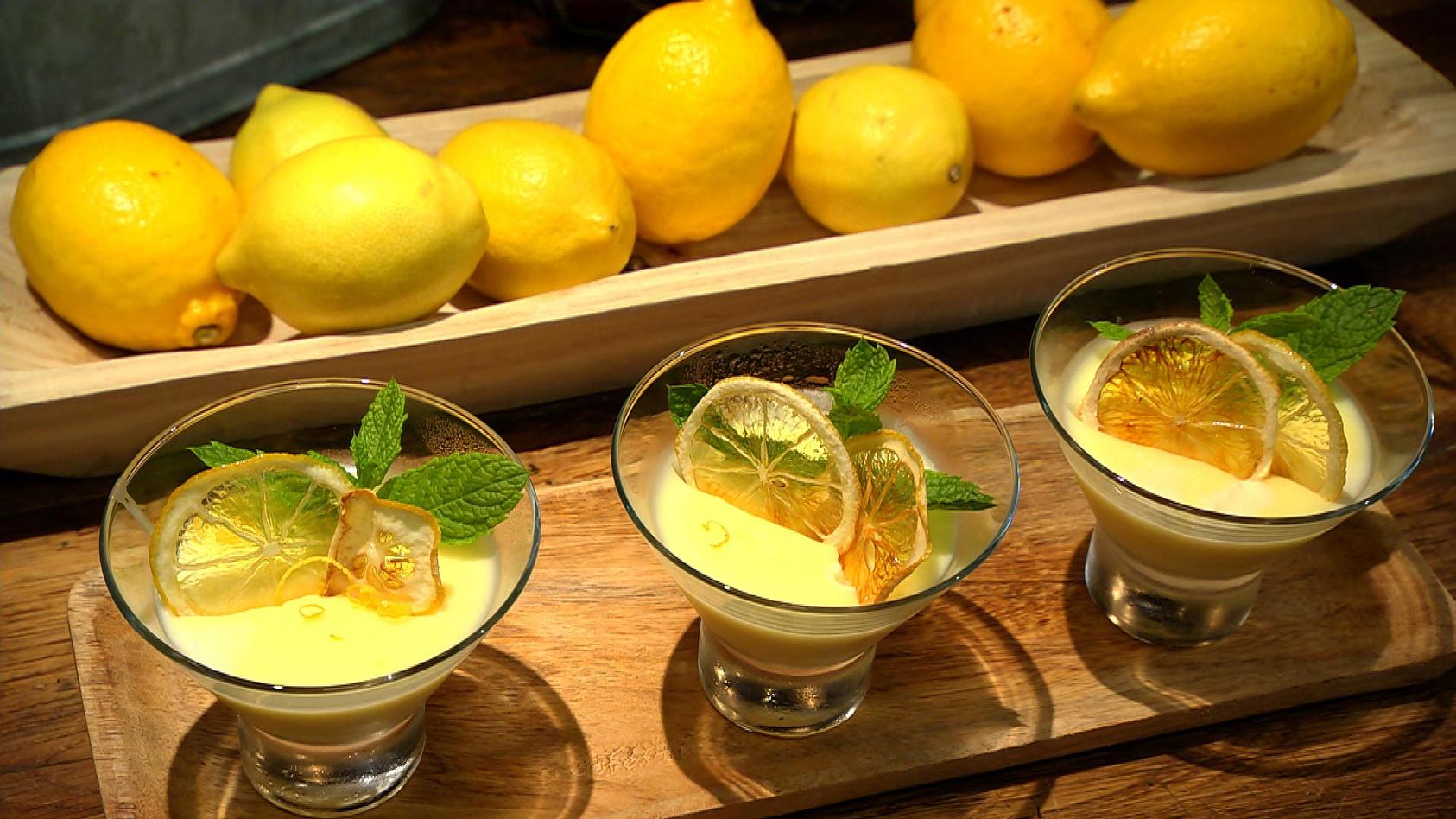 Zitronencreme mit Zitronenkrokant – das Rezept aus &amp;quot;essen &amp; trinken ...