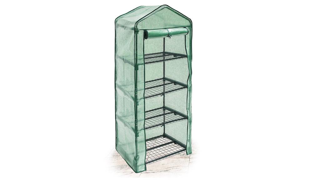 Das Gewächshäuschen von Songmics ist optimal für den Balkon.