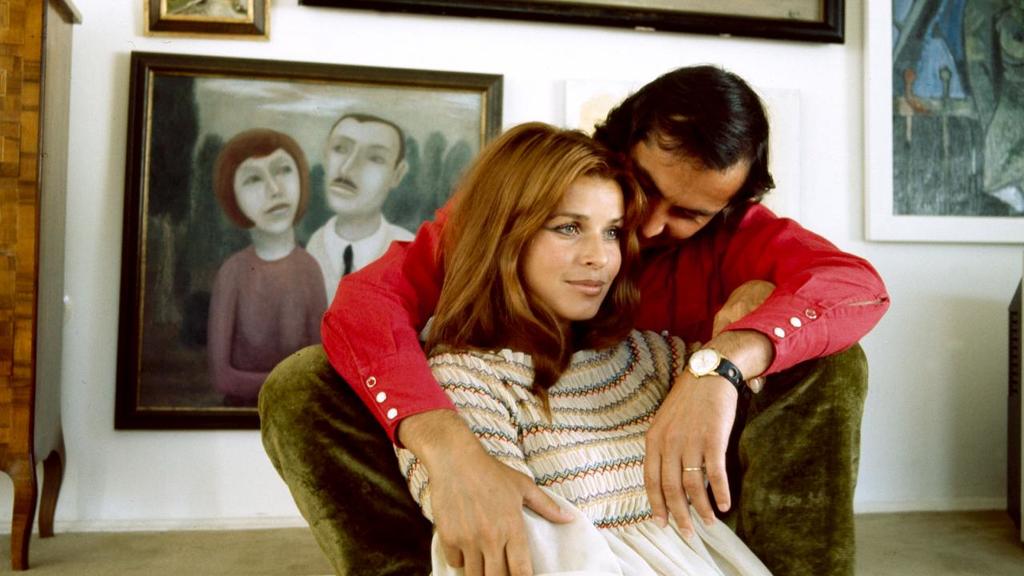 Senta Berger (damals 29) und Michael Verhoeven (damals 32) in ihrem vierten Ehejahr (1970)