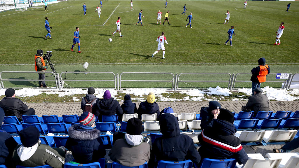 Fußballspiel in Weißrussland