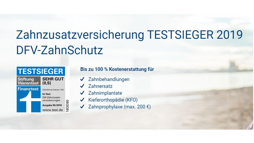 Zahnzusatzversicherung der Deutschen Familienversicherung.
