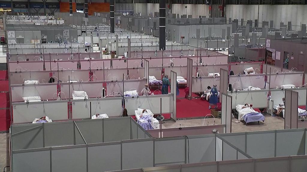 Notkrankenhaus in Madrid