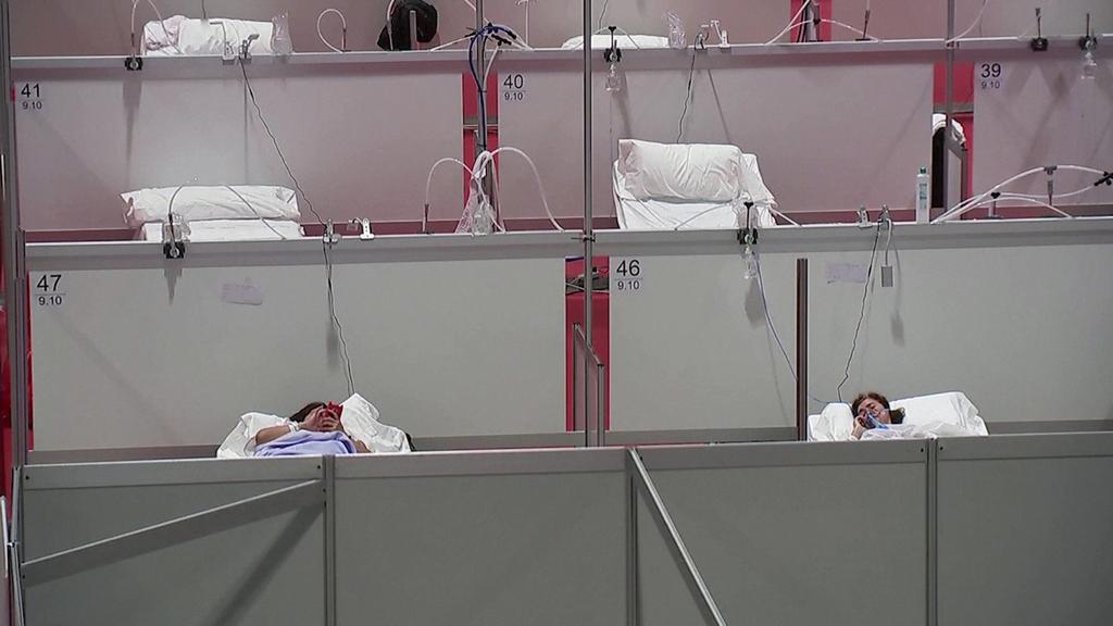 Notkrankenhaus in Madrid