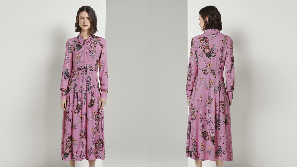 Sommerliches Hemdkleid von Tom Tailor.