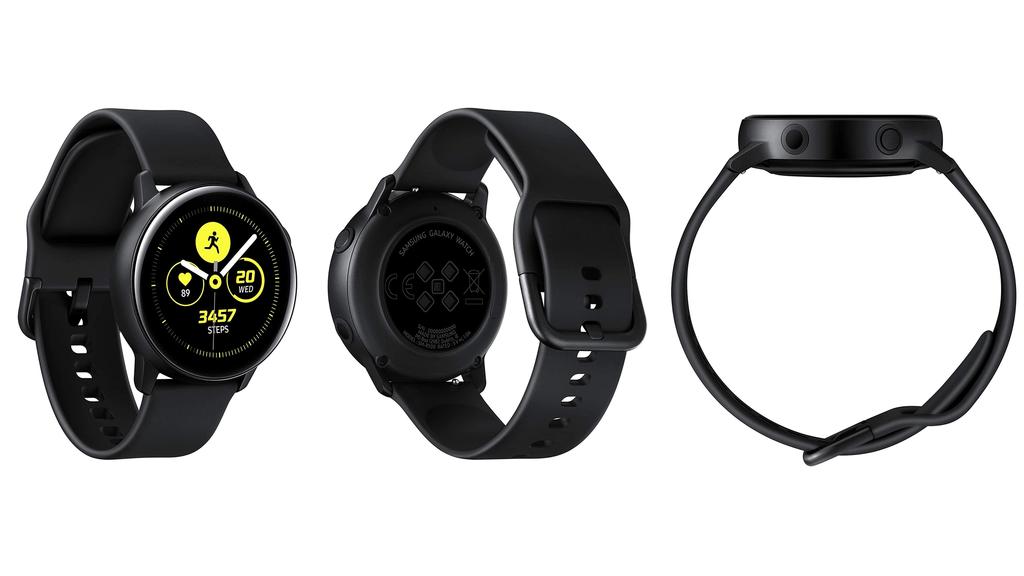 Die Samsung Galaxy Watch Active gibt es zum Handy dazu.