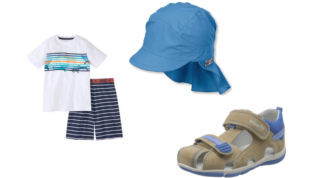 Sommermode für Jungen.