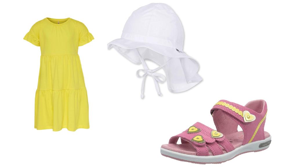 Sommermode für Mädchen.