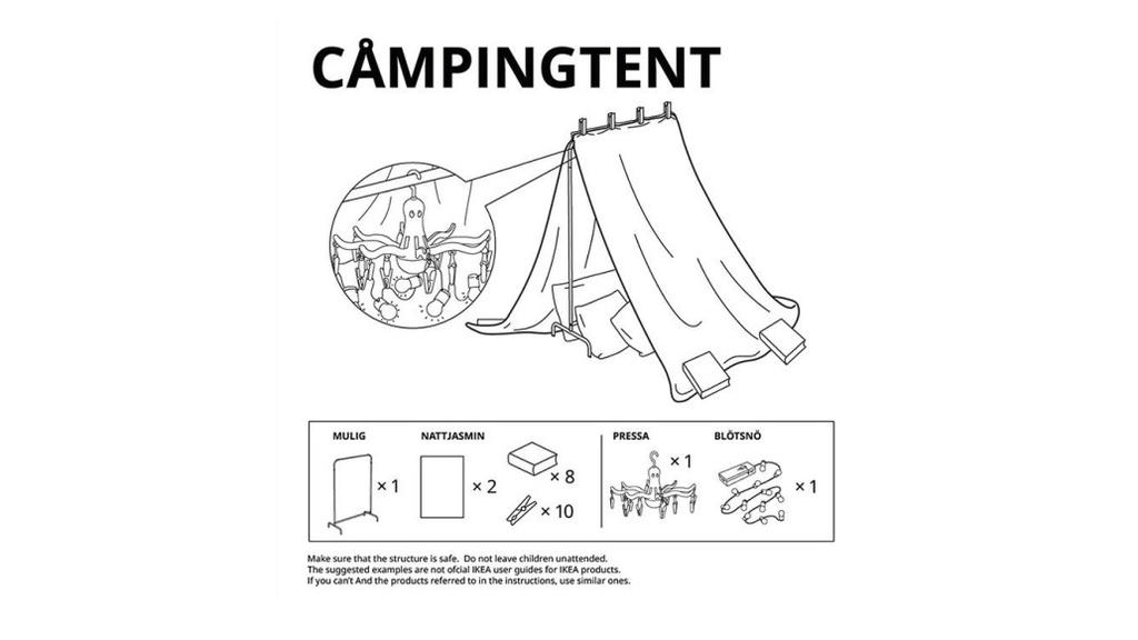 Das Modell Campingtent begeistert Outdoor-Fans.