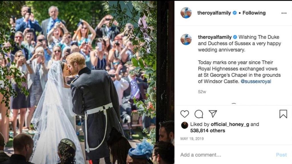 Glückwünsche von der Queen zum ersten Jahrestag von Harry und Meghan