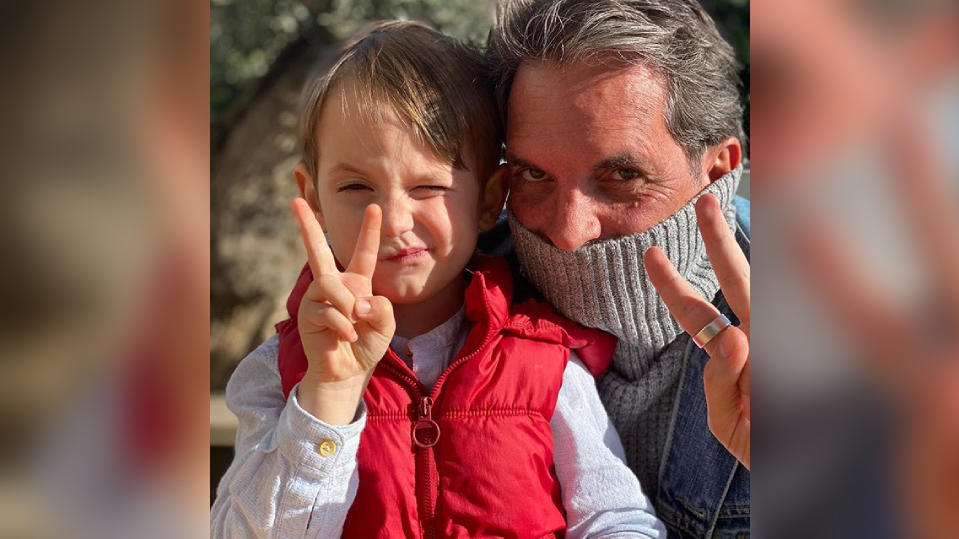 Michel de Vries und Sohn Levi