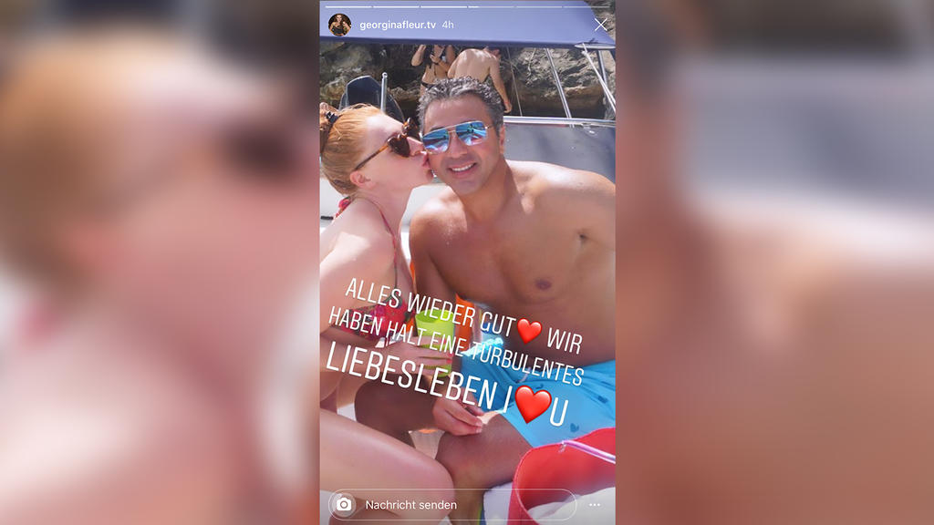 Was eine Georgina an einem Tag sagt, das ist am nächsten Tag längst vergessen. Jetzt regnet es neue Paarbilder auf ihrem Account (Quelle: instagram.com/georginafleur.tv).