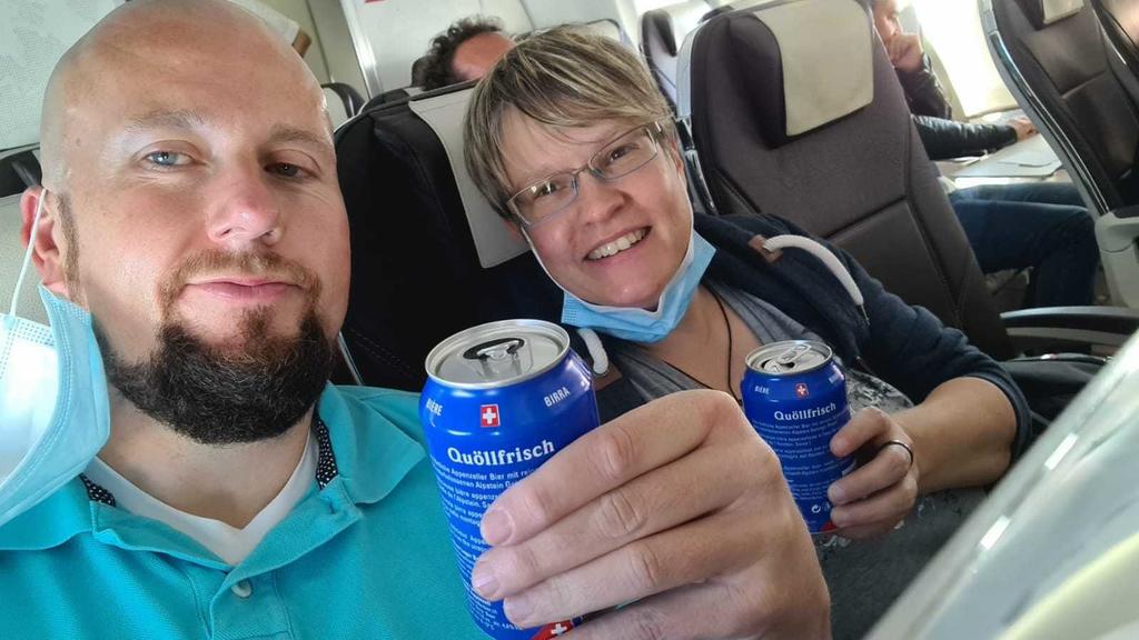 Urlaubsfreude: Kai-Jörg Krall und Katja Lensch freuen sich auf ihren Urlaub.