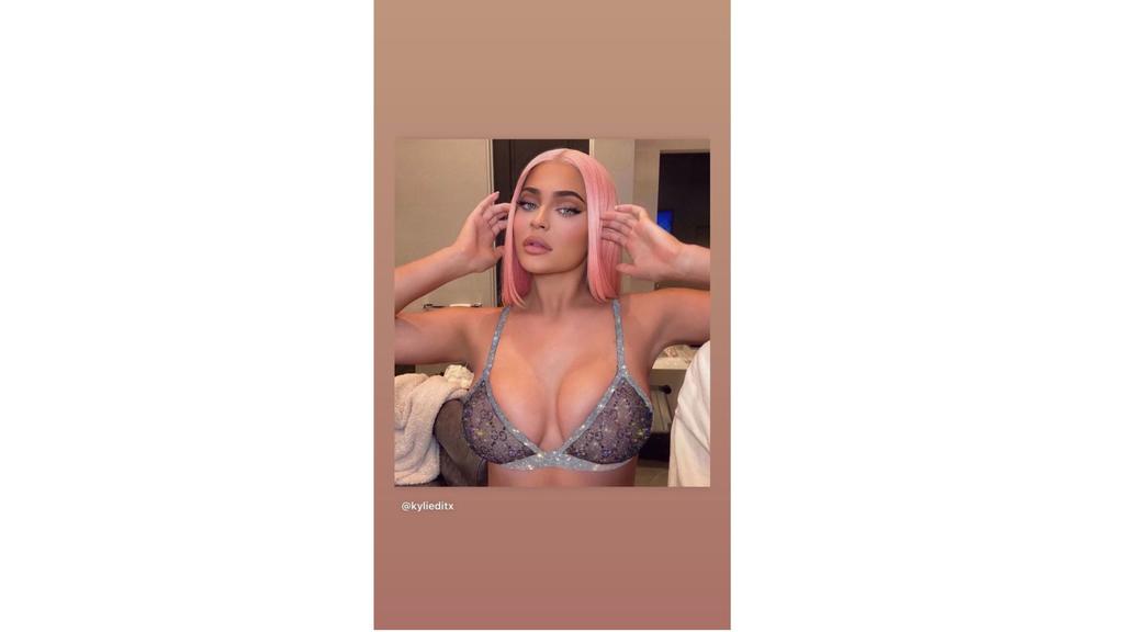 Kylie Kenner pinke Haare