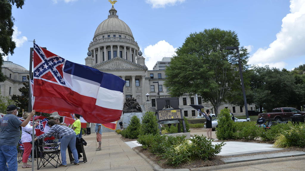 June 28, 2020, Jackson, Mississippi, USA: 6/28/2020 Jackson MS. .The Mississippi State legislators gathered at the State Capitol Sunday for a historic vote on HB1796. The MS House of Representatives passed the Bill91-23 and the MS Senate voted 31-14