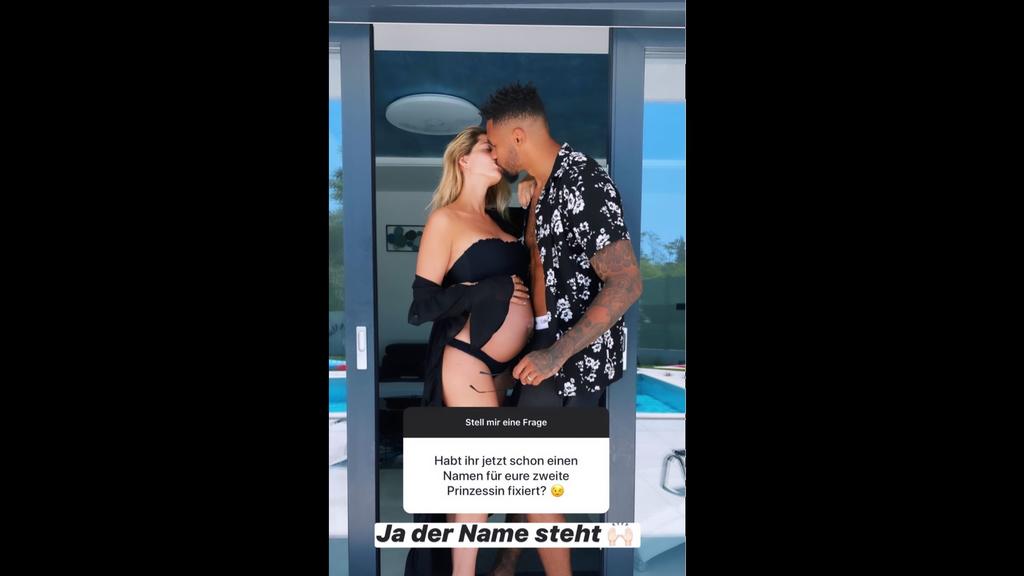 Sarah und Dominic Harrison sind sich beim Babynamen einig