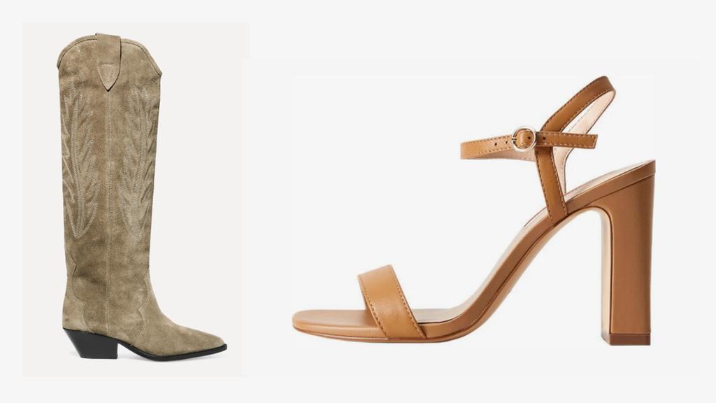 Stiefel von Isabel Marant, Sandalette von Mango.