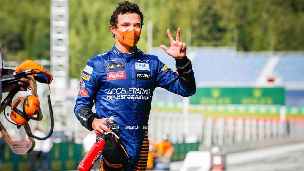 Motorsports: FIA Formula One World Championship, WM, Weltmeisterschaft 2020, Grand Prix of Austria, 4 Lando Norris GBR, McLaren F1 Team, Spielberg Austria