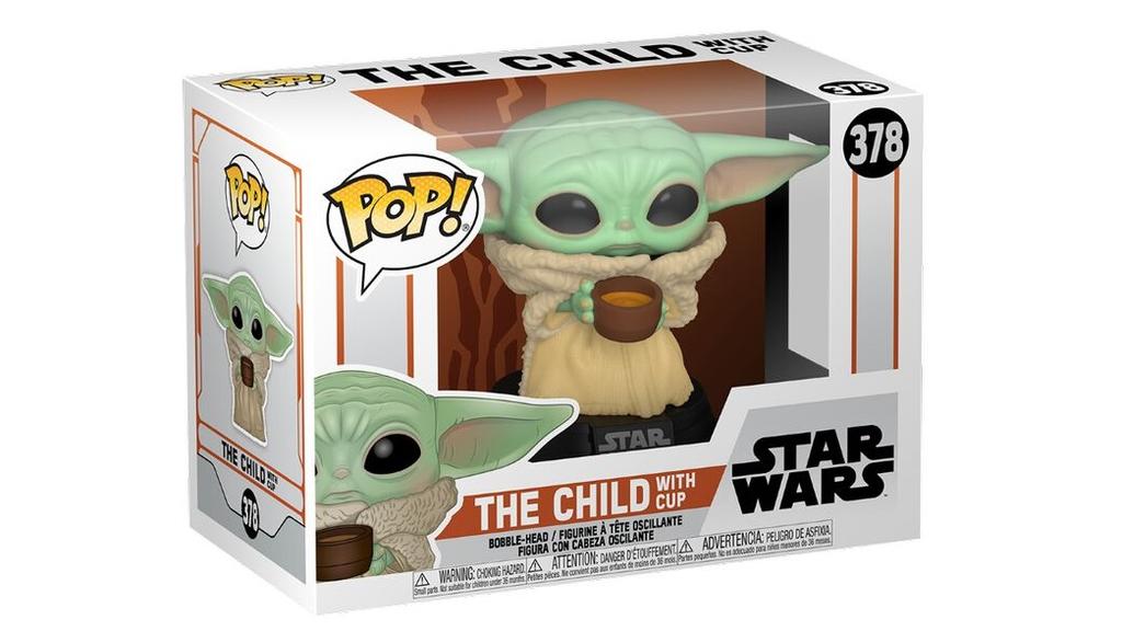Baby Yoda mit Tasse