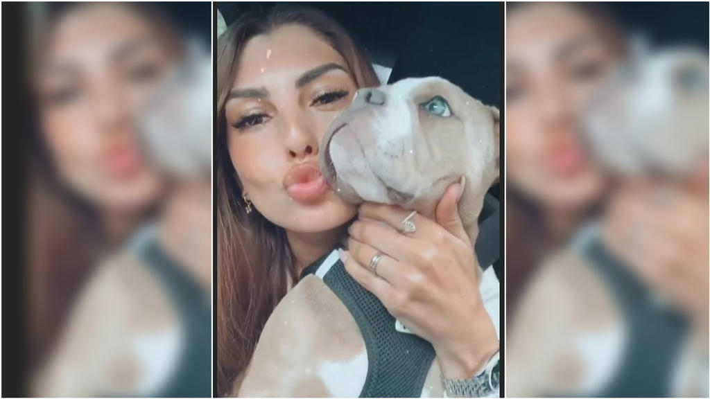 Yeliz Koc war beim Friseur und hat jetzt die gleiche Haarfarbe wie ihr Hund Luna.