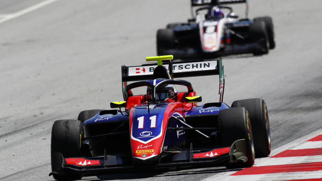 SPIELBERG, AUSTRIA - JULY 04: David Beckmann of Germany and Trident (11) drives on track during the feature race for the Formula 3 Championship at Red Bull Ring on July 04, 2020 in Spielberg, Austria. (Photo by Mark Thompson/Getty Images)