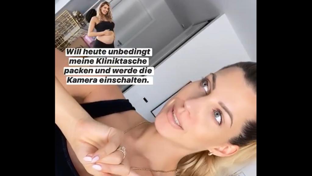 Sarah Harrison verkündet bei Insta, dass es jetzt in die heiße Phase ihrer Schwangerschaft geht.