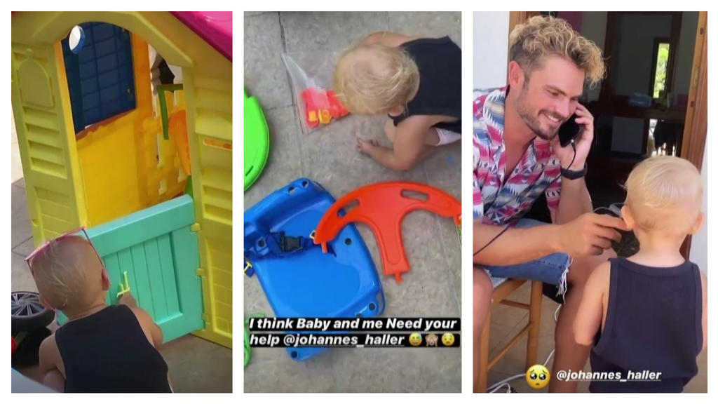 Für Bonnie Strage beweist Johannes Haller echte „Daddy Skills“