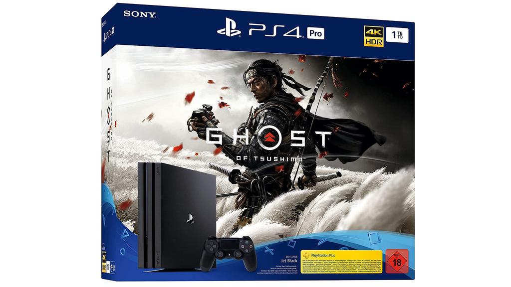 PS4 Pro und Ghost of Tshushima im Bundle