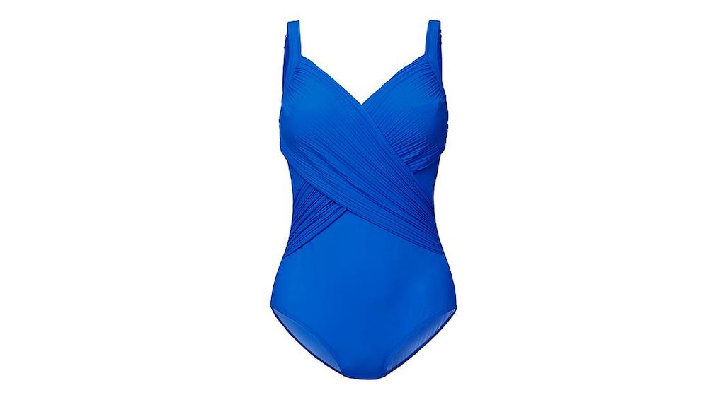 Blauer Badeanzug