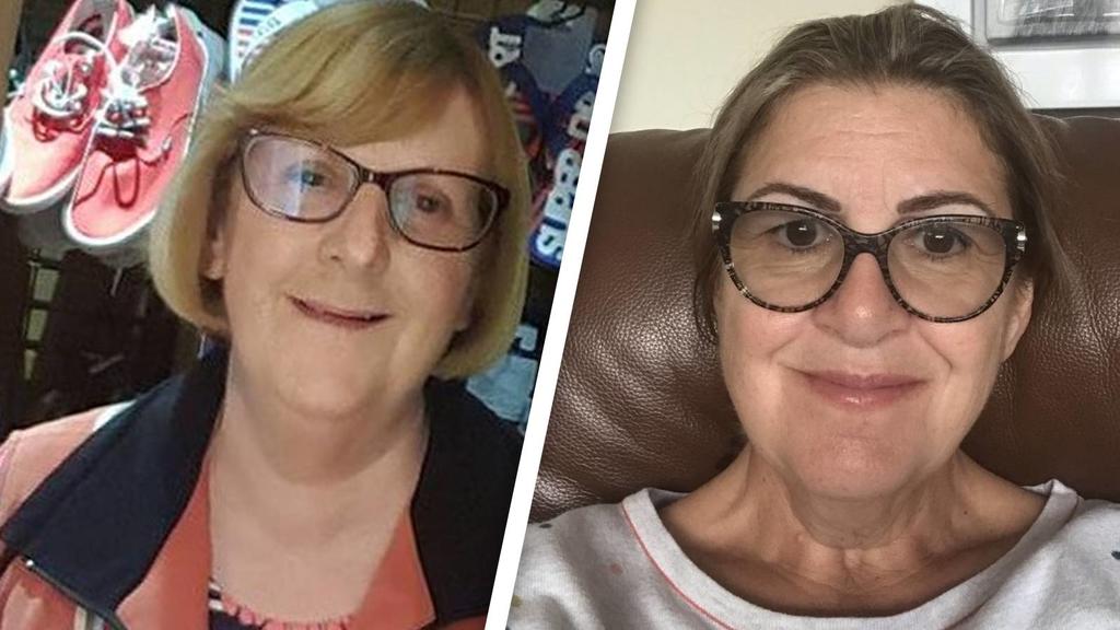 Joan Martindale und Nagelpflegerin Linda