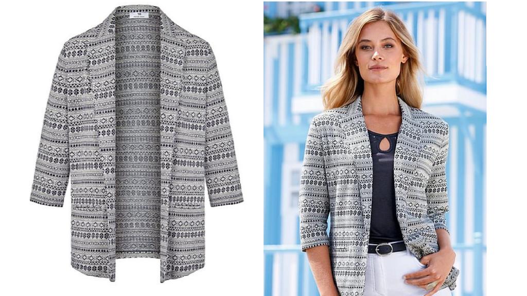 Gemusterter Blazer
