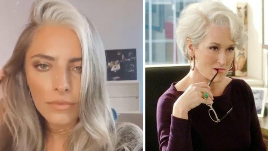 Hat sich Sophia Thomalla die Frisur bei "Der Teufel trägt Prada" abgeguckt?