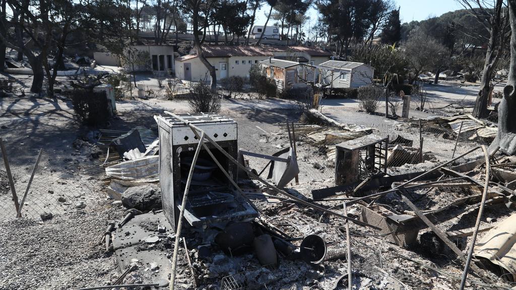 Verwüstung im französischen Martigues. Die Brände wüten bereits seit einigen Tagen in Frankreich.