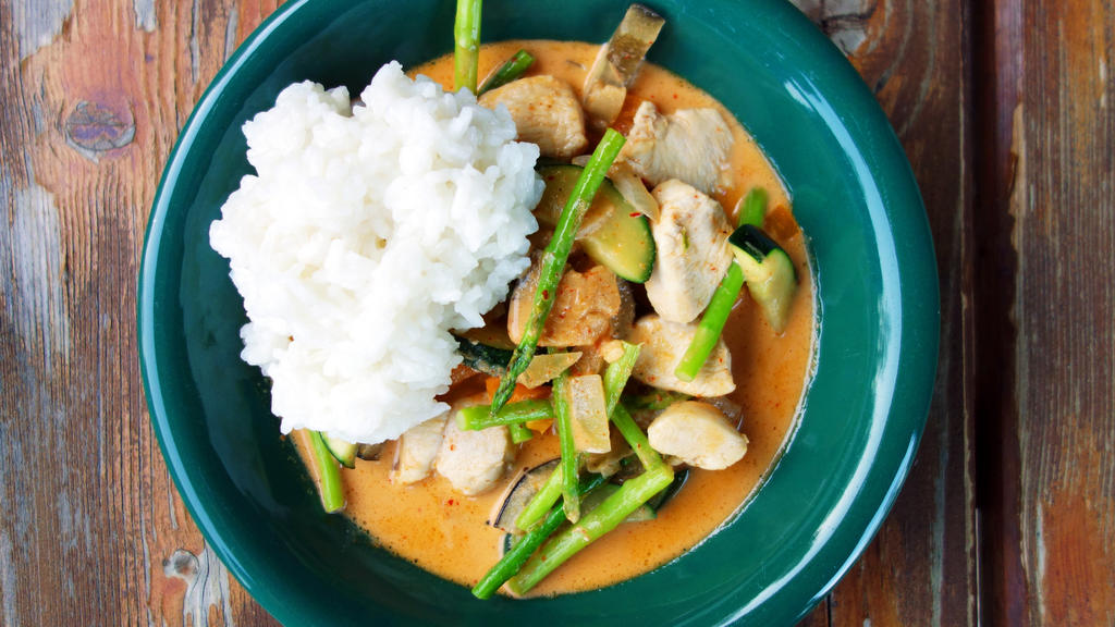 Gemüse-Hähnchen-Curry